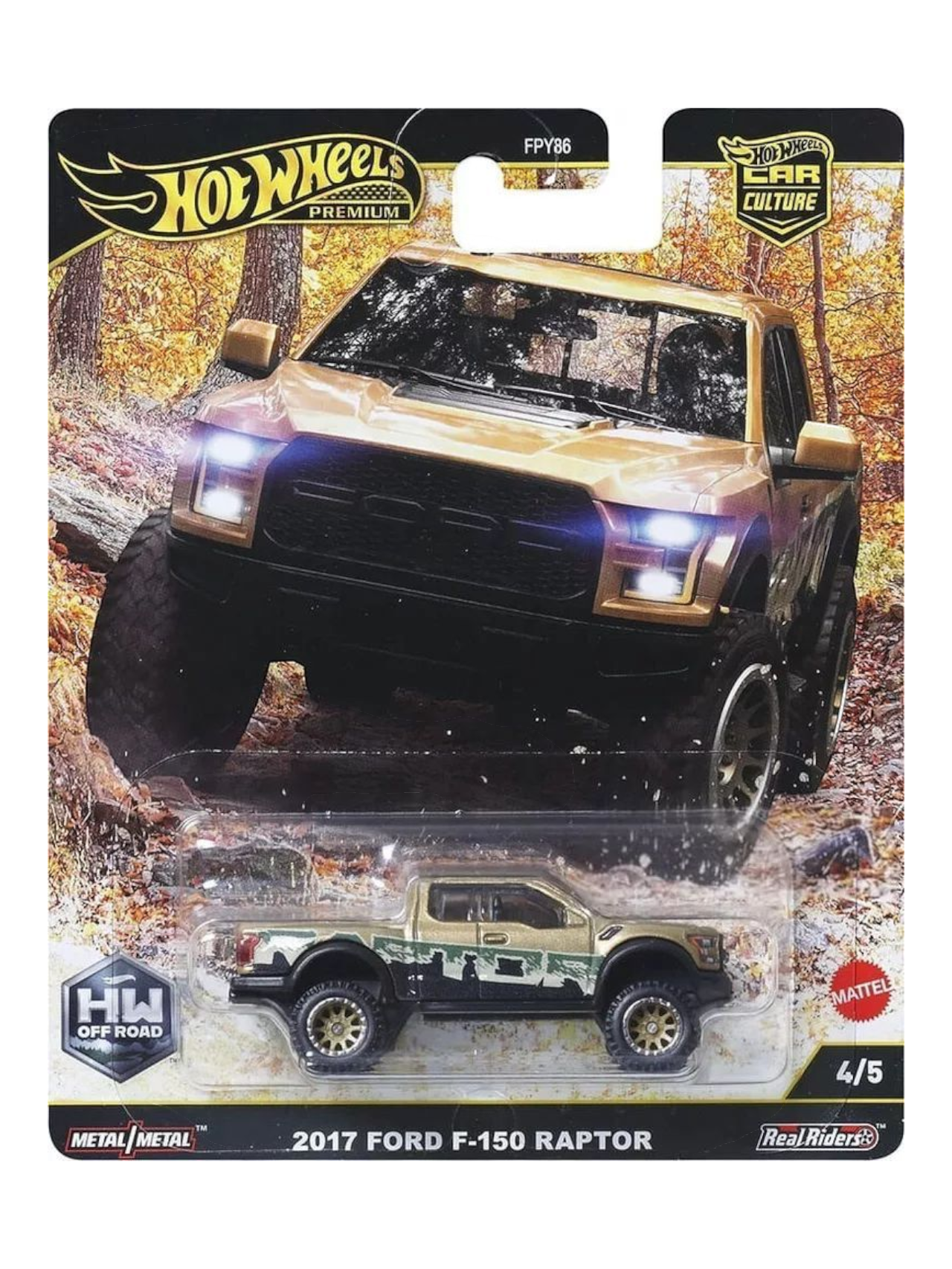HotWheels Off Road Ford F-150 Raptor Imported Premium 1:64 Scale