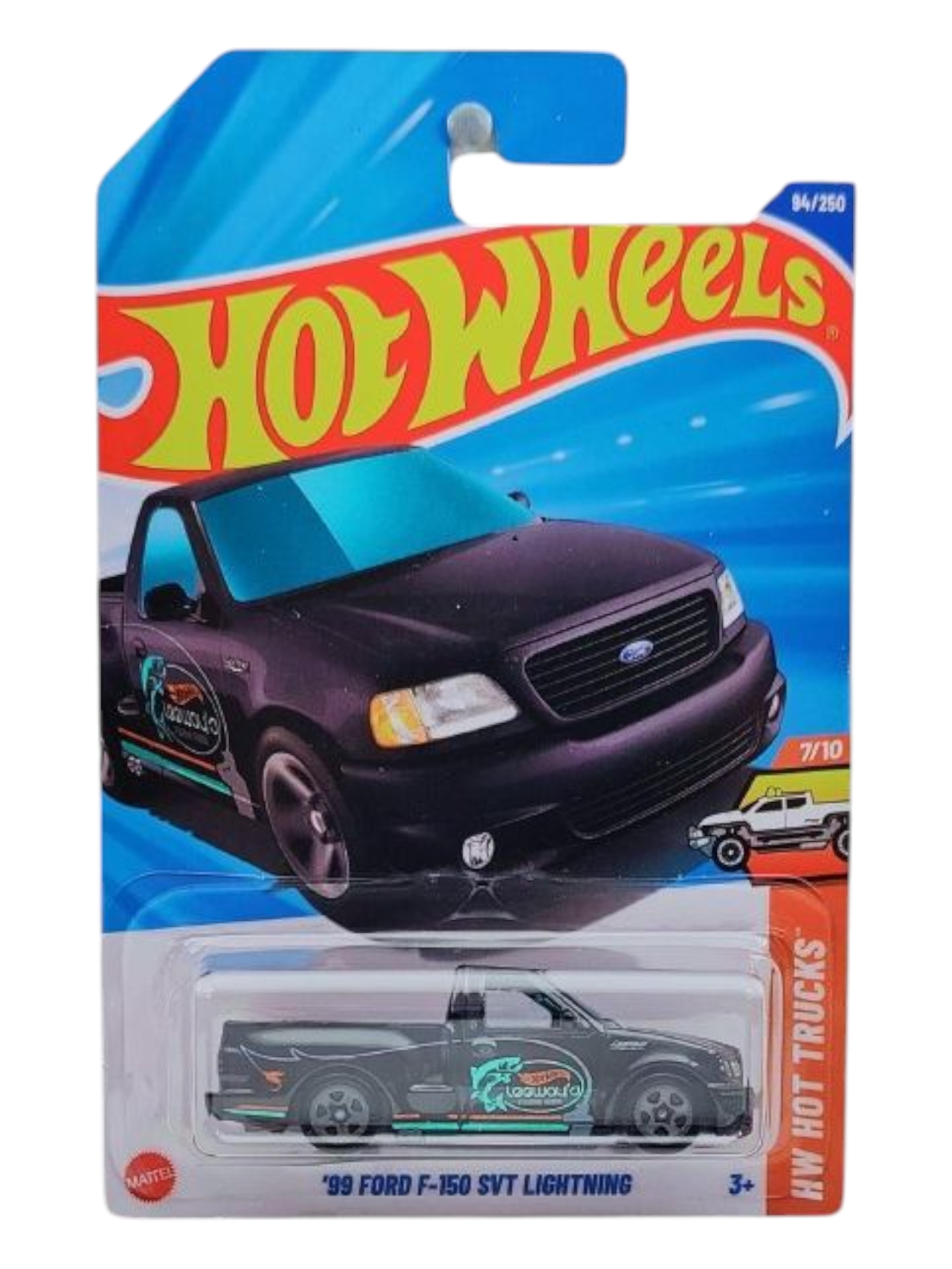 HotWheels 99 Ford F-150 SVT Lightning Imported Mainline 1:64 Scale