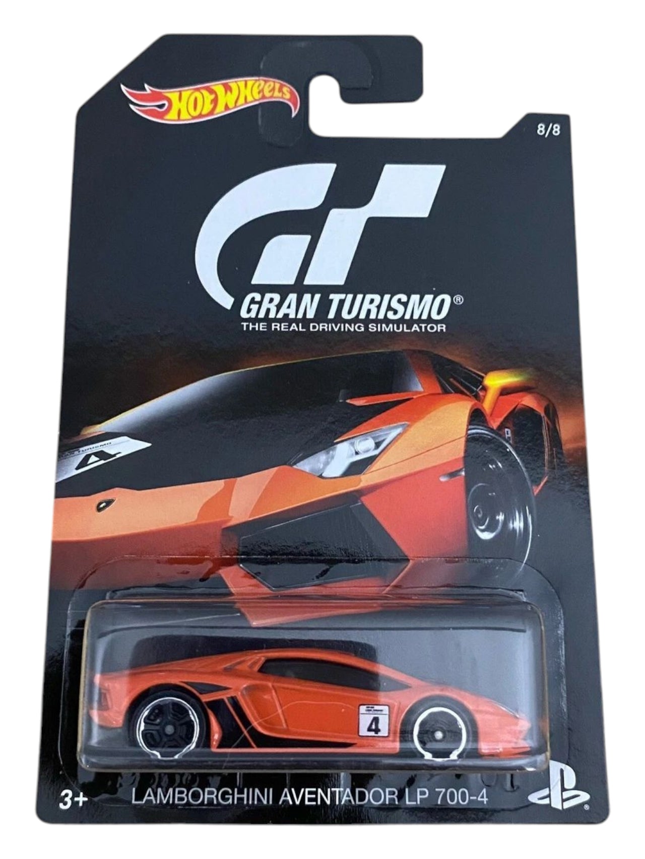 HotWheels Gran Tourismo Lamborghini Aventador LP 700-4 imported mainline 1:64 card art