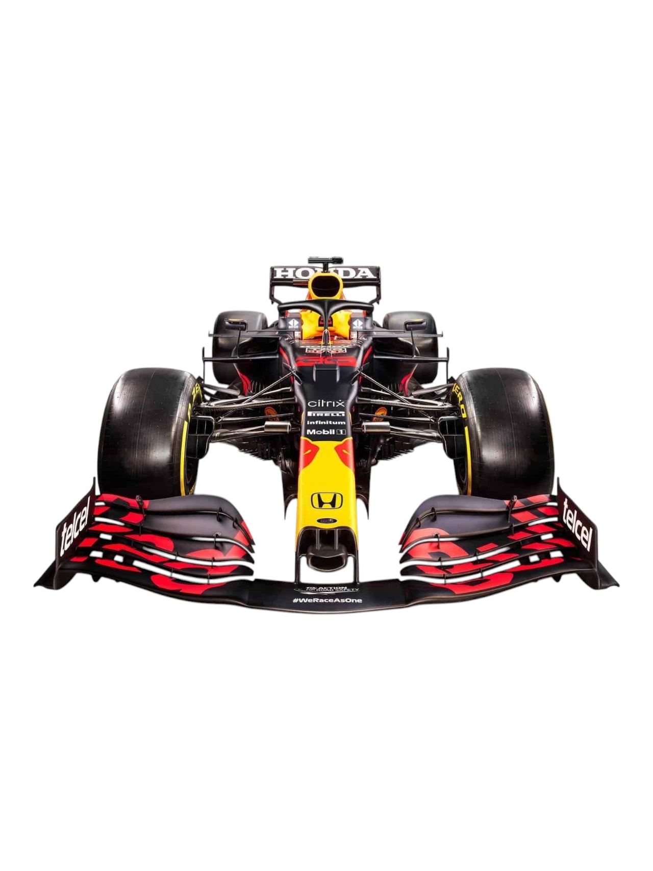 Mini GT Formula 1 (F1) Red Bull RB16B #33 2021 Abu Dhabi Grand Prix Winner Max Verstappen 1:64 Scale