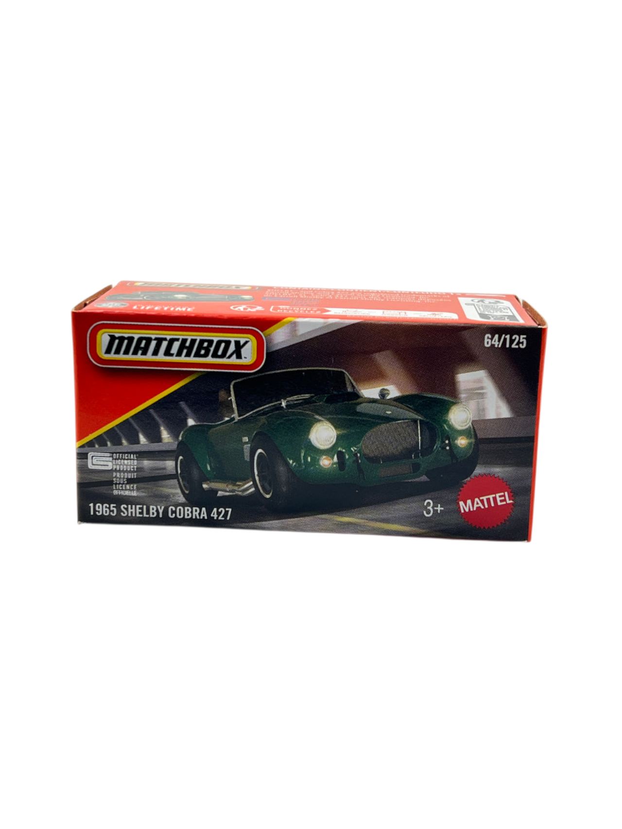 Matchbox 1965 Shelby Cobra 427 Mainline 1:64 Scale No 64