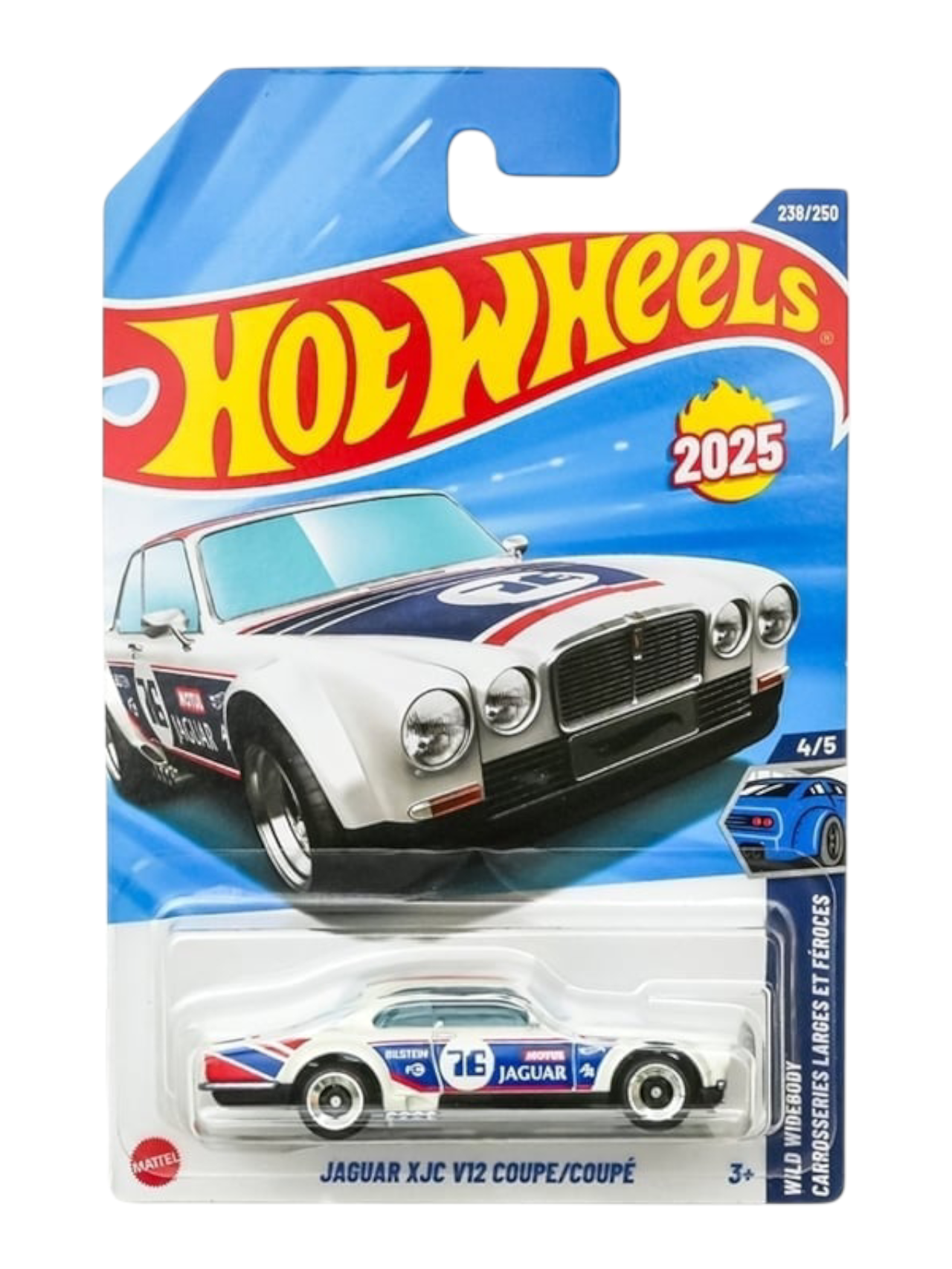 Hotwheels Jaguar XJC Coupe/Coupe Imported Mainline 1:64 Scale