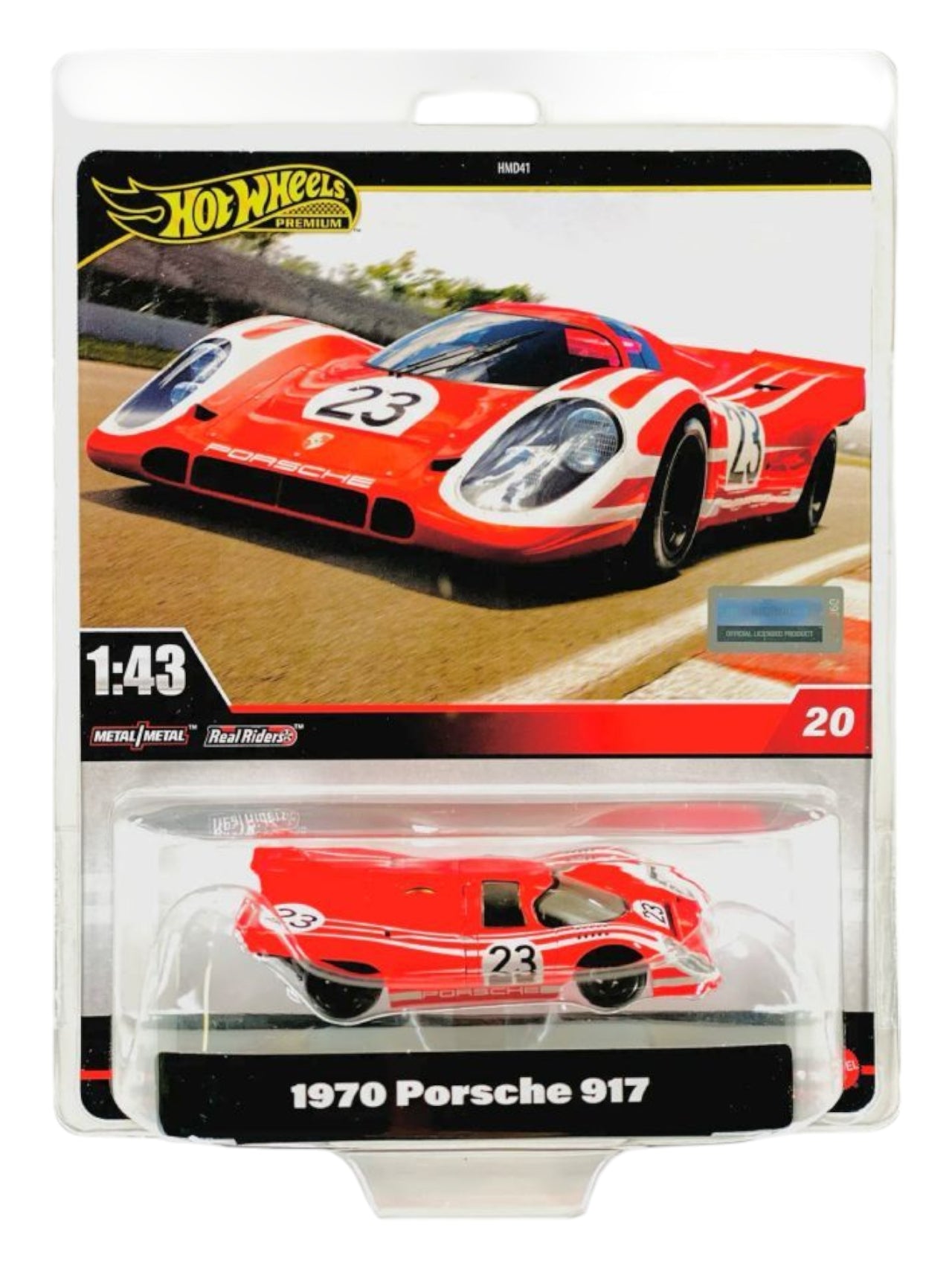 Hot Wheels Premium 1970 Porsche 917 – 1:43 Scale Imported Die‑Cast