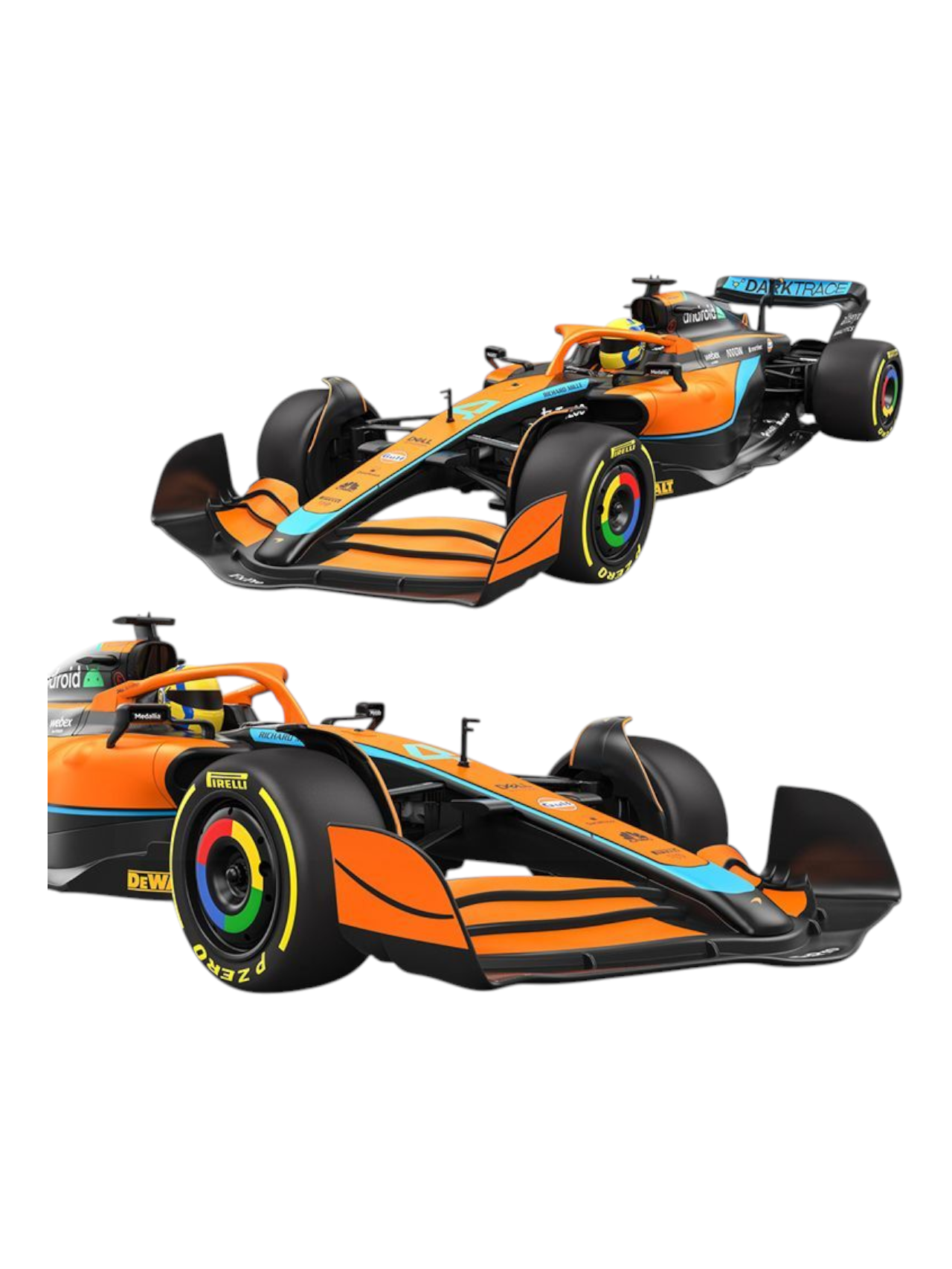 Rastar Mclaren F1 MCL 36 2022 Emilia Romagna Grand Prix Remote Control (Official Licensed Product)