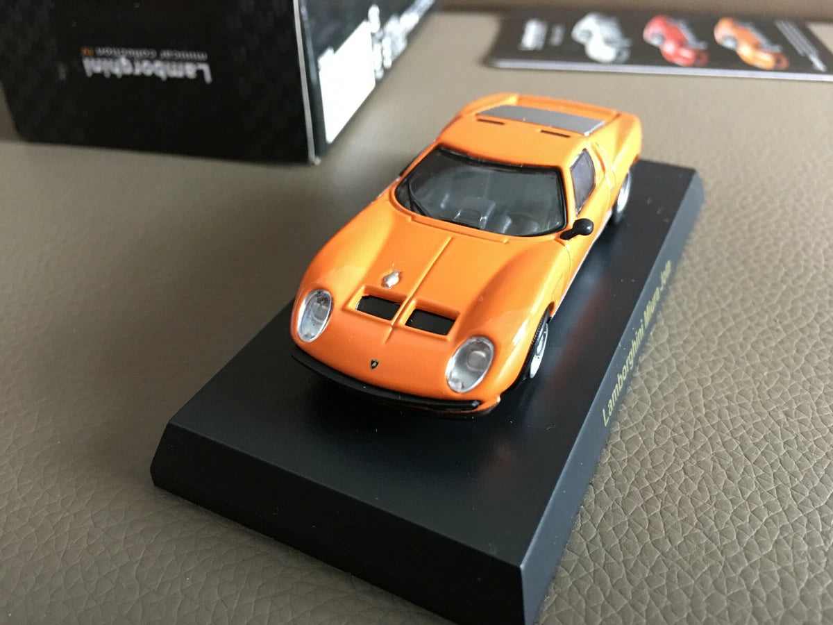 Kyosho CVS Mini Car Collection Vol. 55 Secret Lamborghini 4 Miura Jota Purple Metallic 1:64 Scale