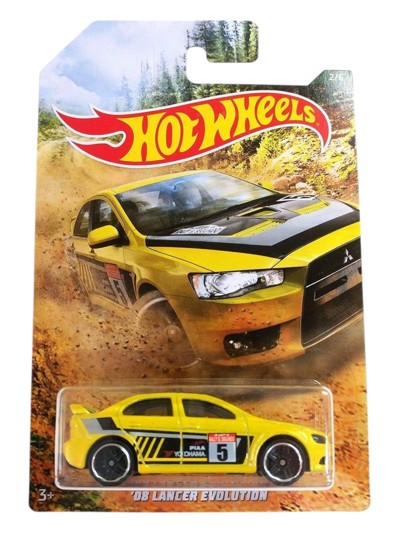 HotWheels 08 Lancer Evolution Imported Mainline Card Art 1:64 Scale