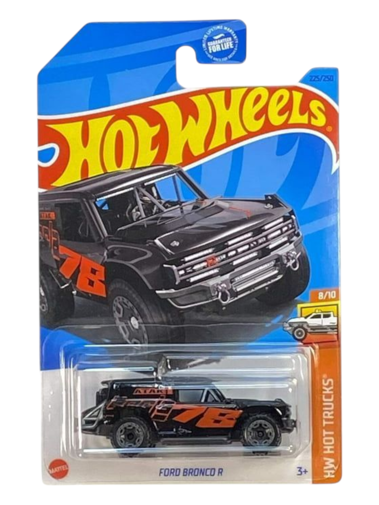 HotWheels Ford Bronco R HW Hot Trucks Imported Mainline 1:64 Scale
