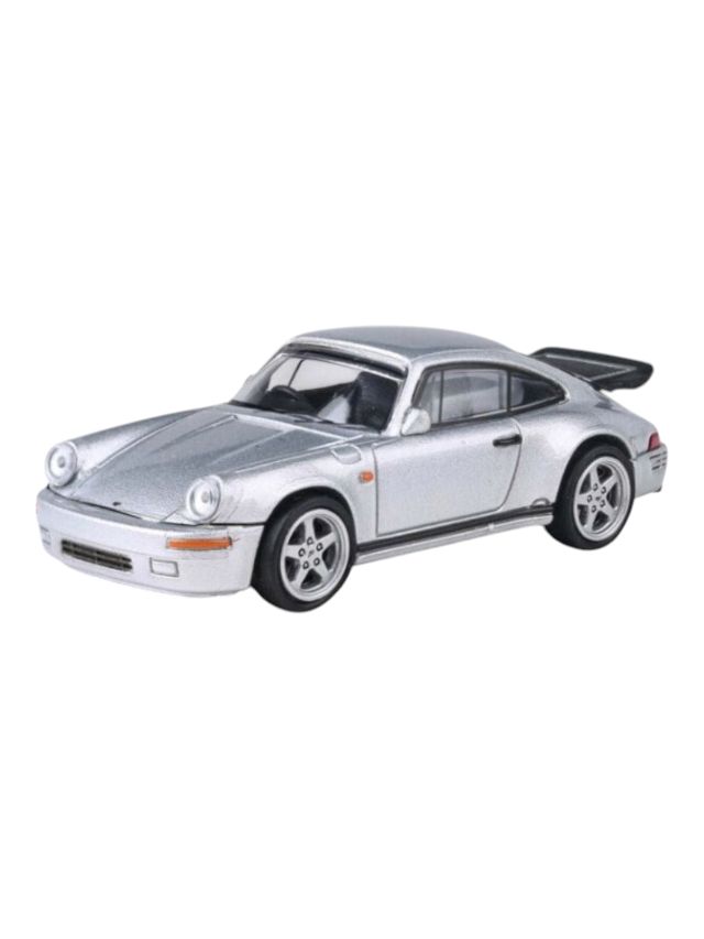 Para64 1987 RUF CTR Yellowbird Silver 1:64 Scale Diecast