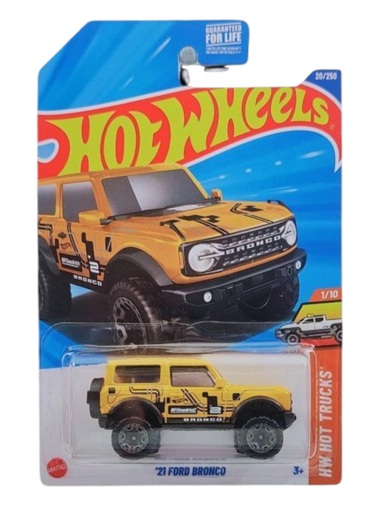 HotWheels 21 Ford Bronco Imported Mainline 1:64 Scale