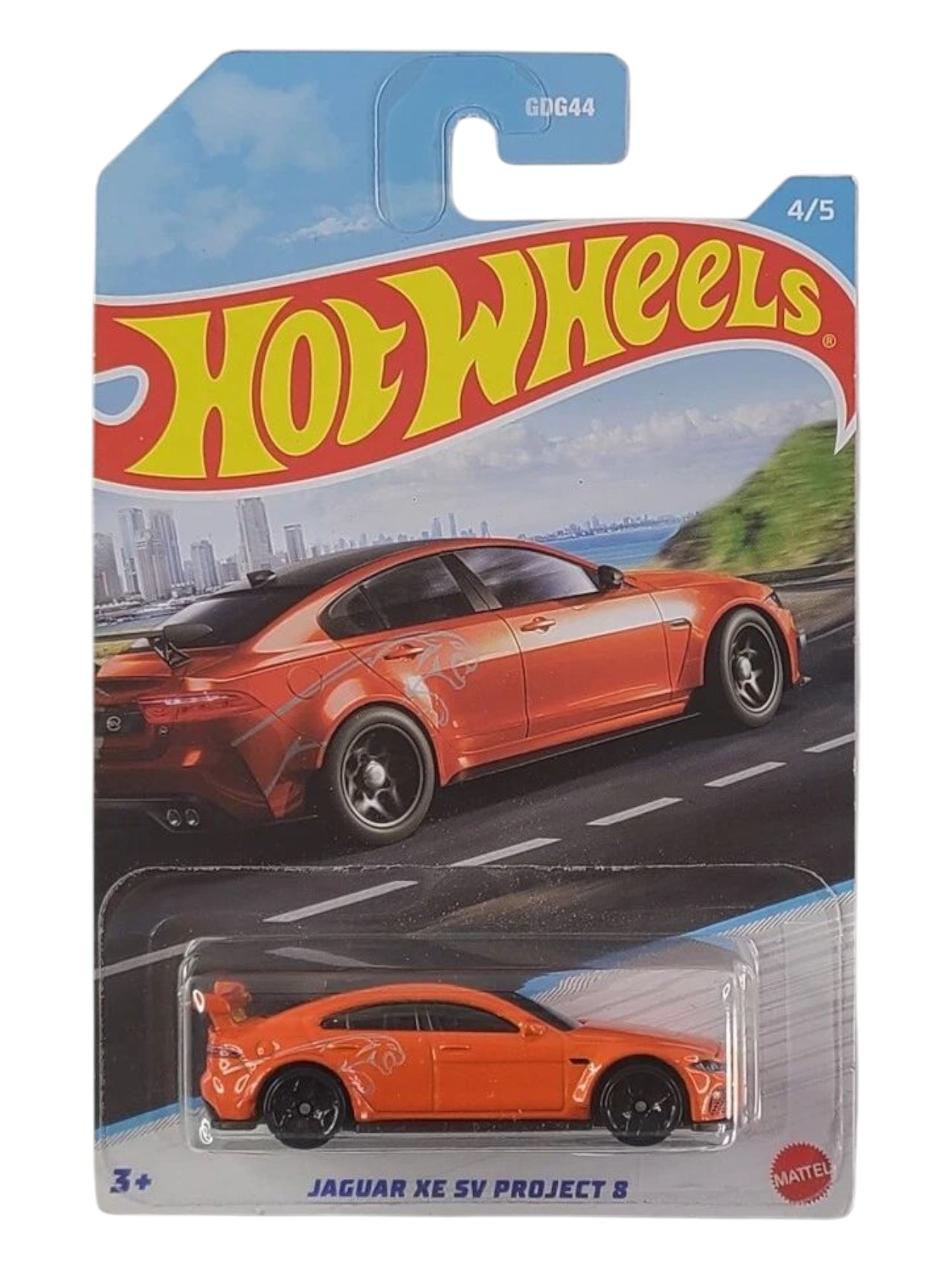 Hotwheels jaguar xe sv project 8 imported mainline card art 1:64 Scale
