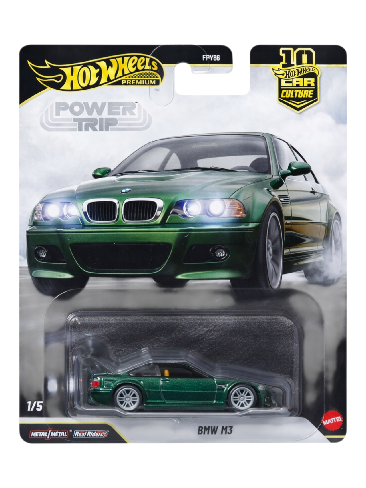 HotWheels Car Culture Power Trip BMW M3 Imported Premium 1:64 Scale