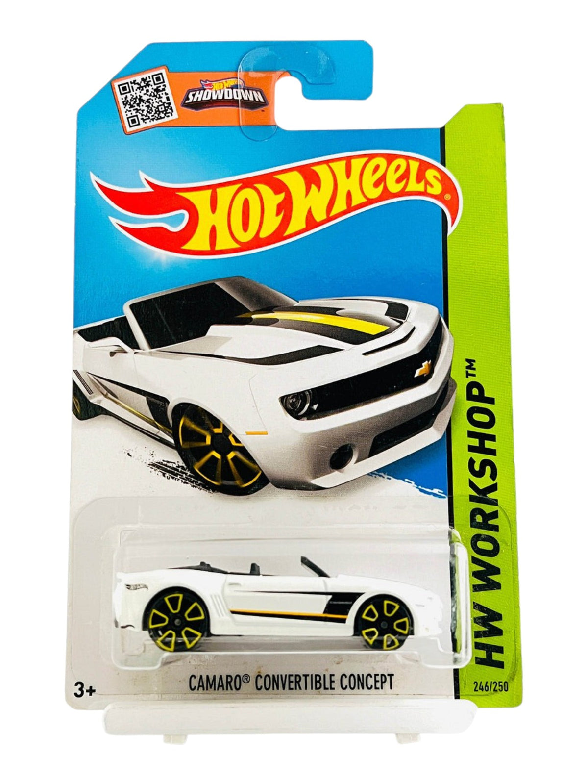 HotWheels Camaro Convertible Concept Imported Mainline 1:54 Scale ( Card Damage car mint condition )