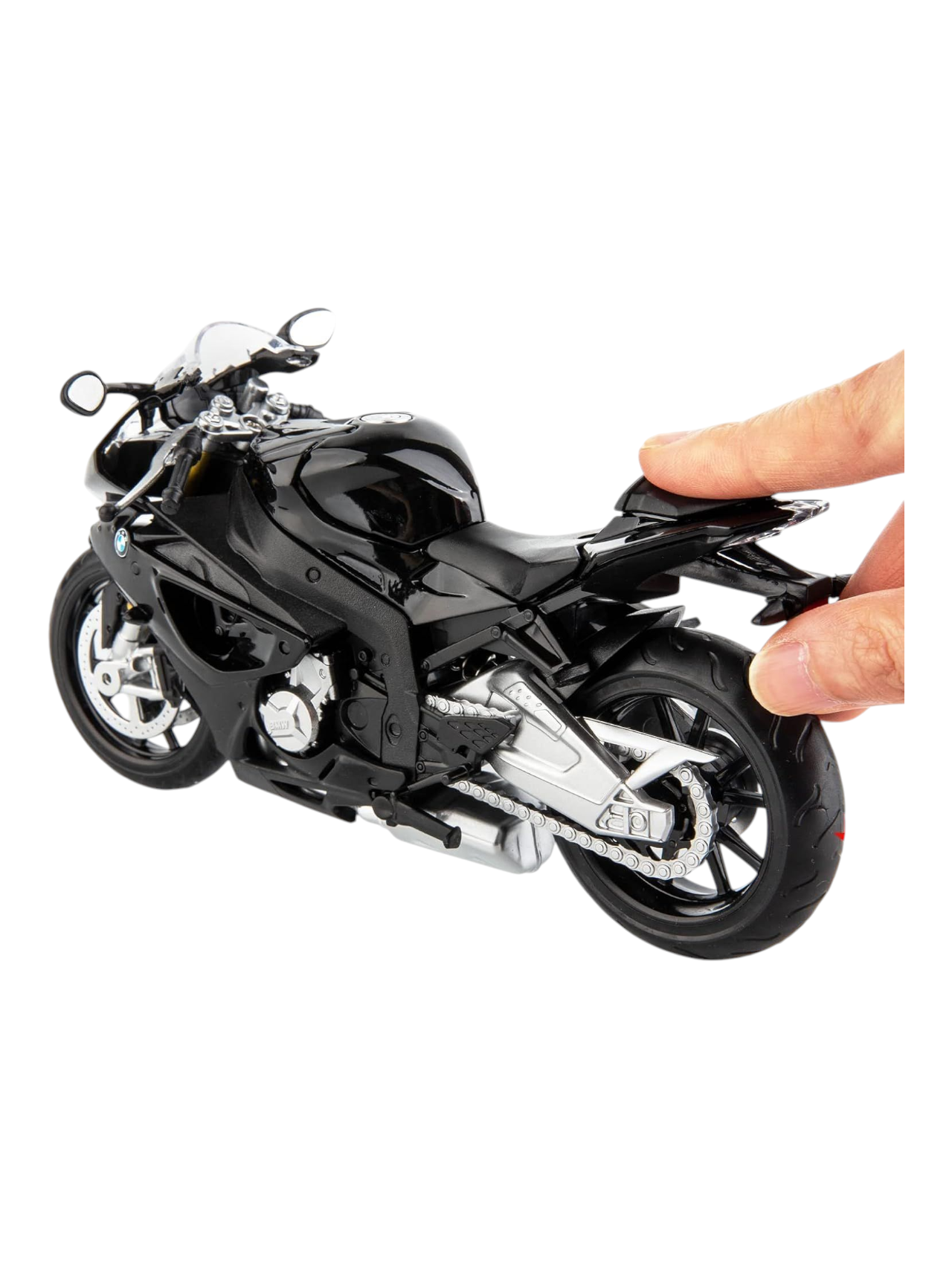 Metal Speed Zone BMW S1000 RR 1:12 Scale (Black)