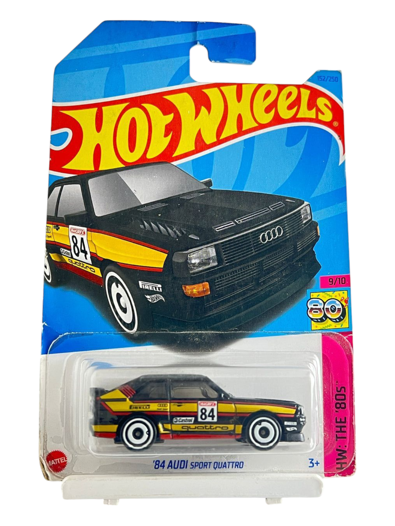 HotWheels 84 Audi Sport Quattro Imported Mainline 1:64 Scale