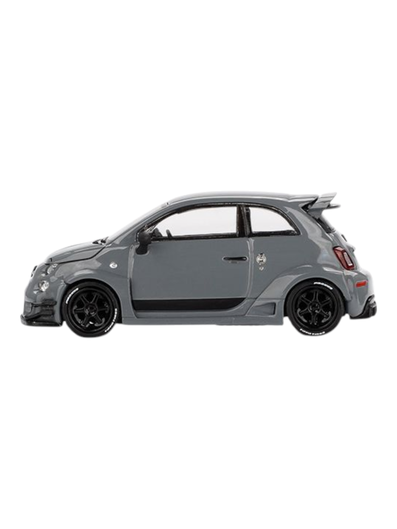 Mini GT LB-WORKS x Abas Works Abarth 595 (Grey) Code-995 1:64 Scale