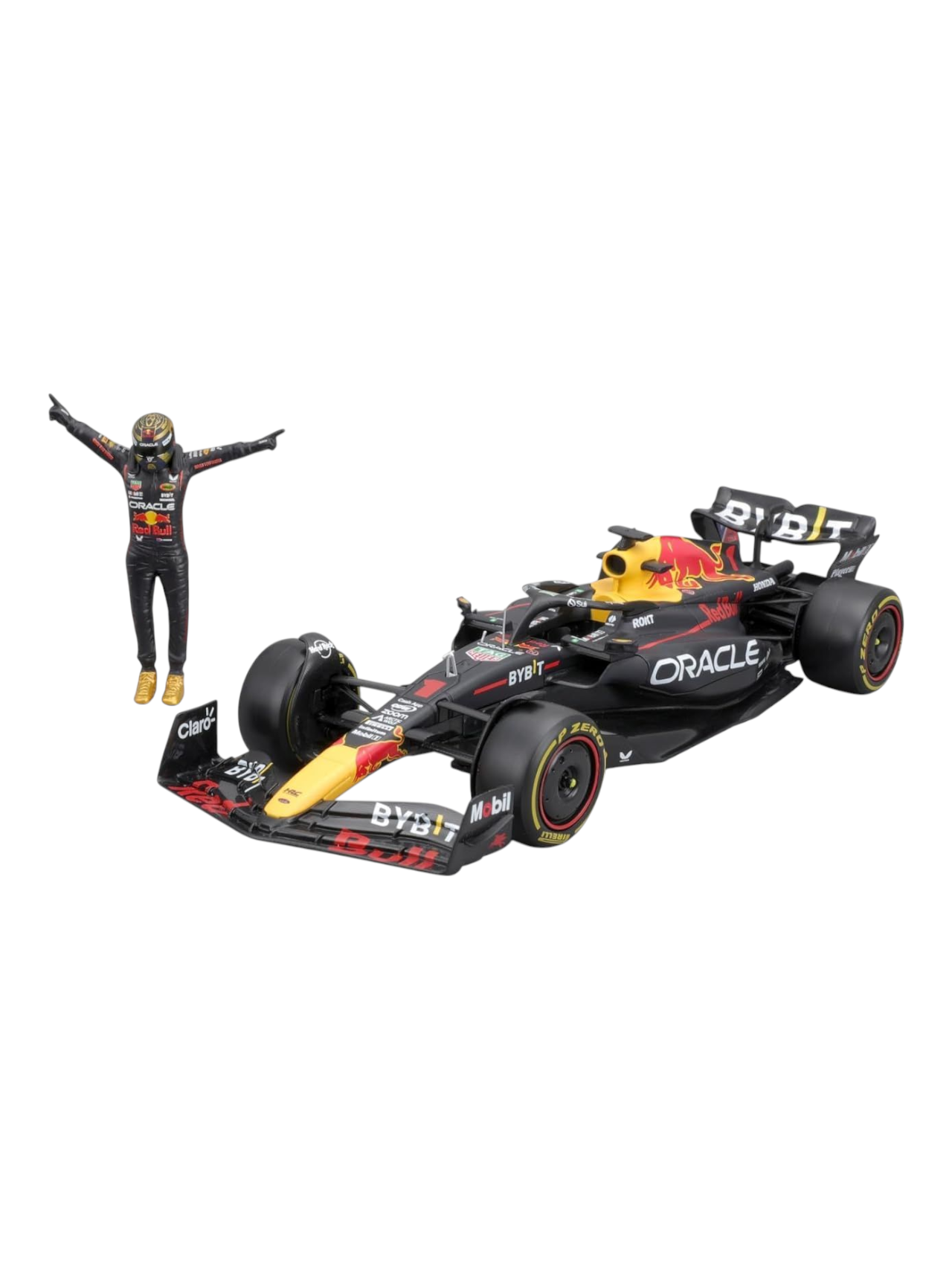 Bburago Formula 1 (F1) Oracle Redbull Racing RB19 3 Times World Champion Diecast 1:24 Scale