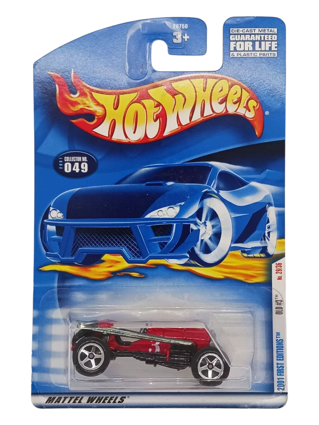 HotWheels 2001 First Editions Olds #3 Imported Mainline 1:64 Scale