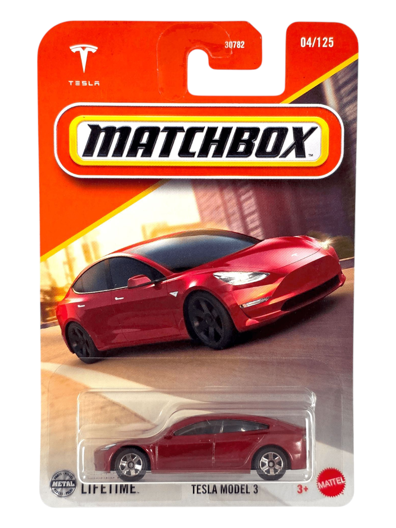 Matchbox Tesla Model 3 Imported Mainline 1:64 Scale