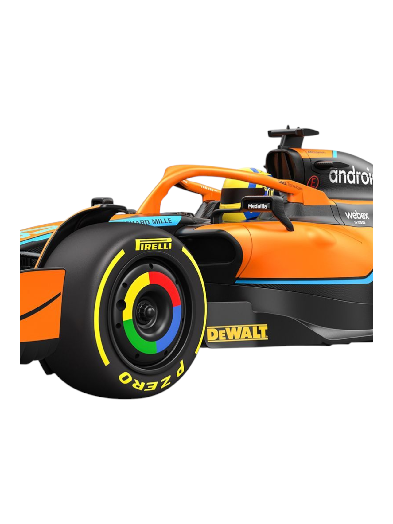 Rastar Mclaren F1 MCL 36 2022 Emilia Romagna Grand Prix Remote Control (Official Licensed Product)