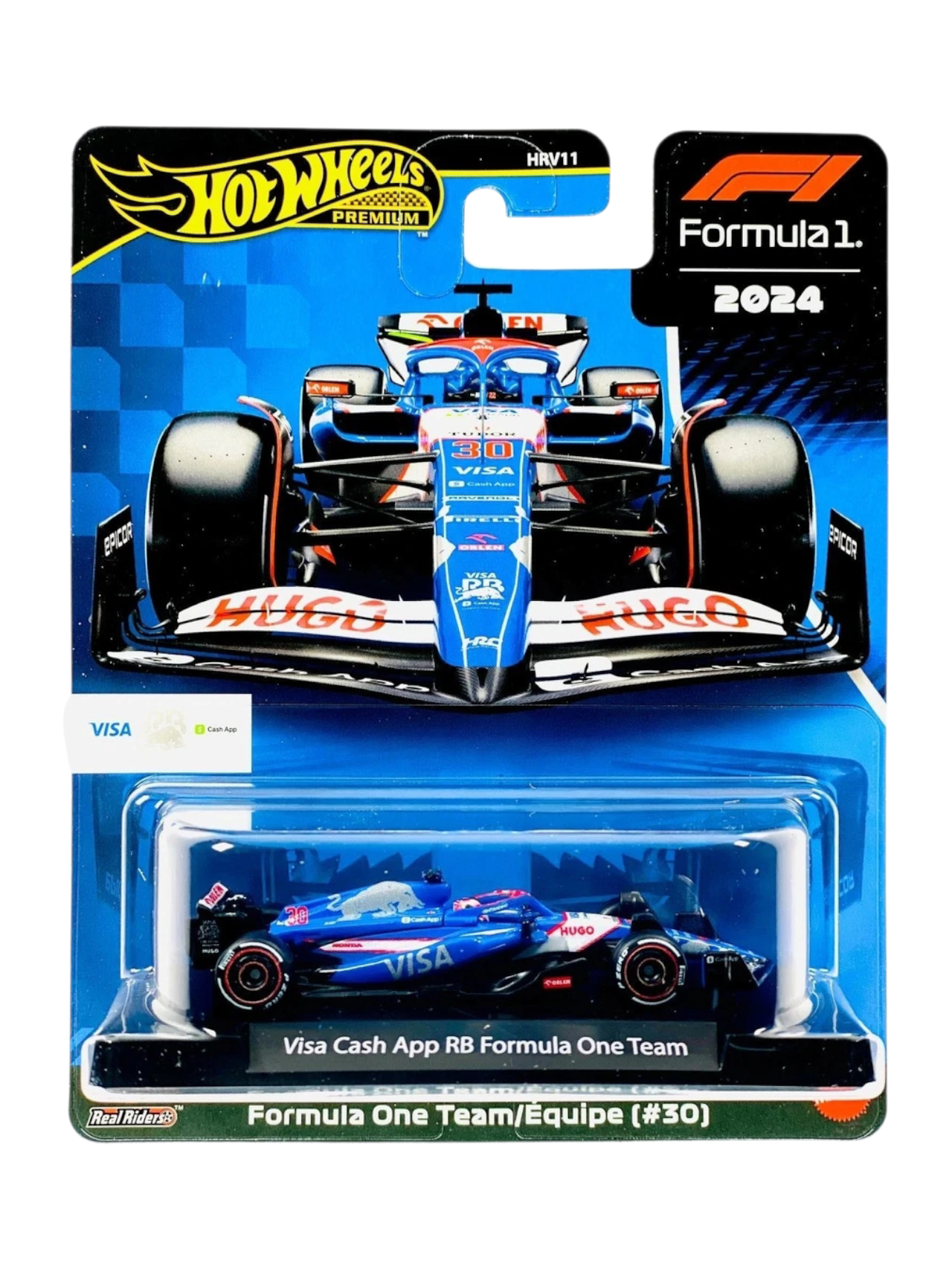 Hotwheels premium formula 1 visa cash app rb formula one team