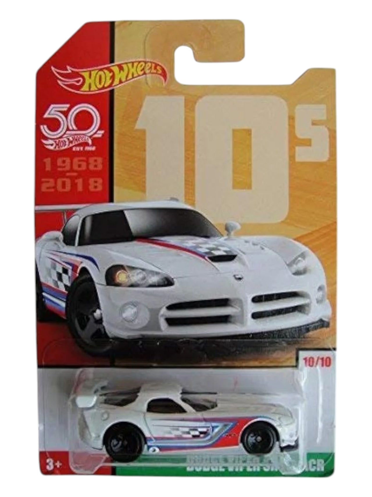 Hotwheels Dodge viper srt10 acr imported card art mainline 1:64 Scale