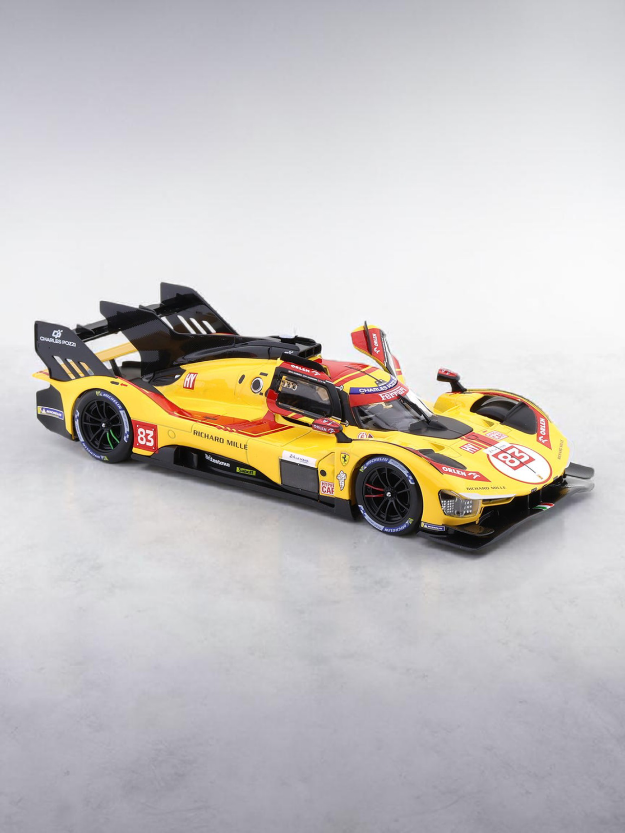 Bburago 'Ferrari 499p 24hLe Mans' Richard Mille Imported 1:24 Scale Diecast Model