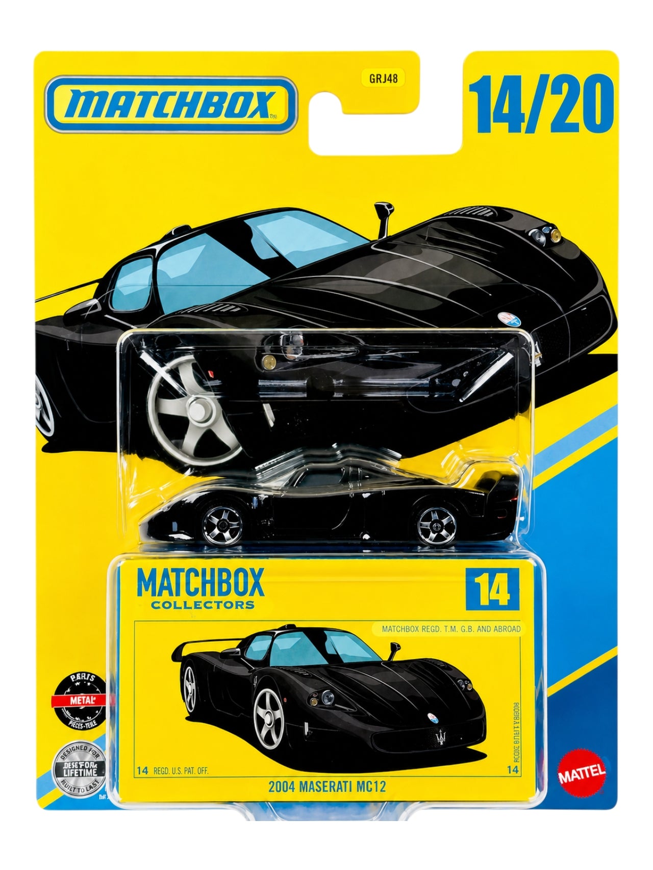 Matchbox Collectors Series 2004 Maserati MC 12 1:64 Scale