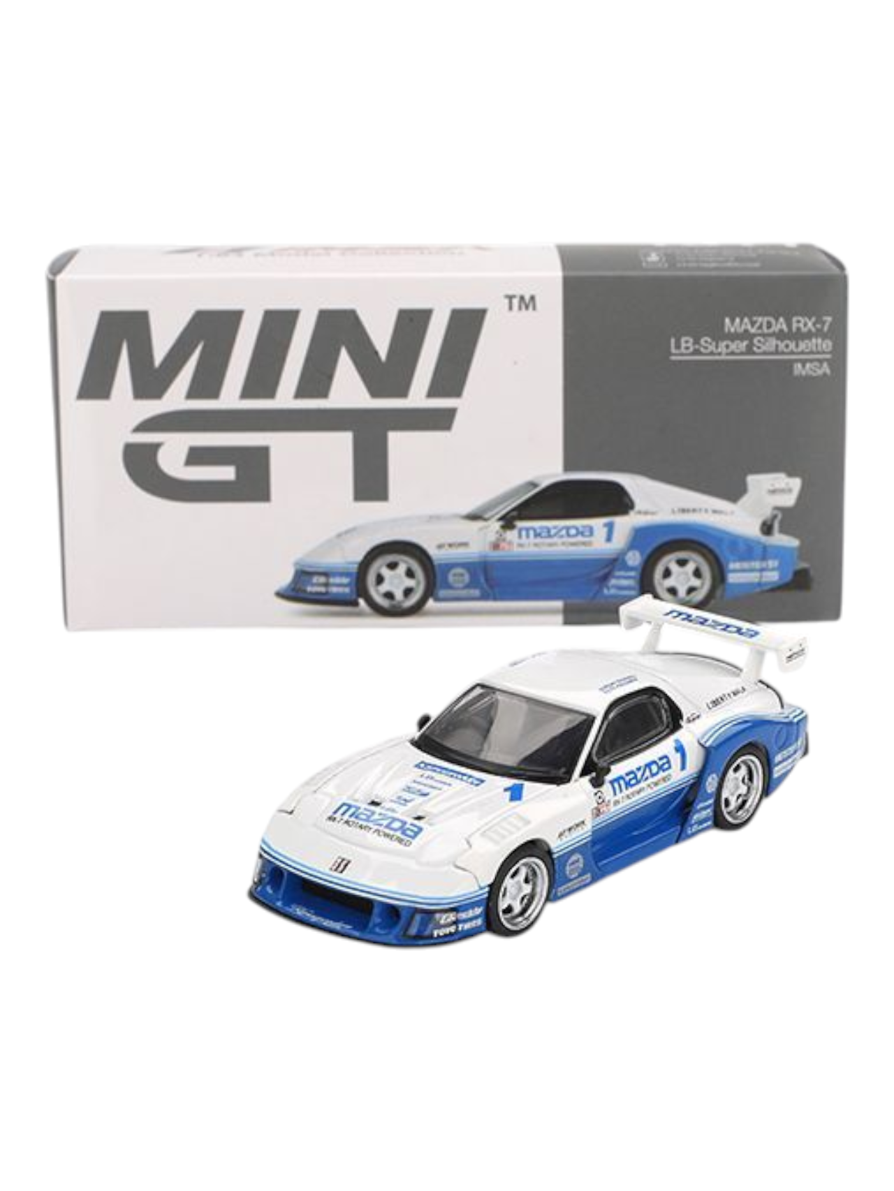 Mini GT Mazda RX-7 LB-Super Silhouette Liberty Walk Coca-Cola Edition – 1/64 Scale Diecast Model Car
