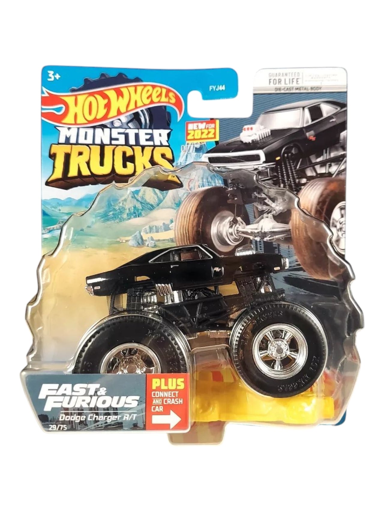 HotWheels fast and Furious Dodge charger r/t monster truck imported premium 1:64 scale