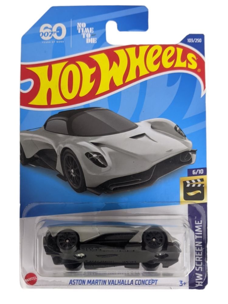 HotWheels 60 Years of James Bond Aston Martin Valhalla Concept Imported Mainline 1:64 Scale