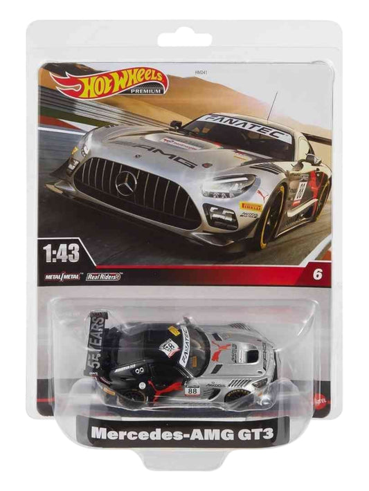 HotWheels Mercedes-AMG GT3 Imported Premium 1:43 Scale (With protector)