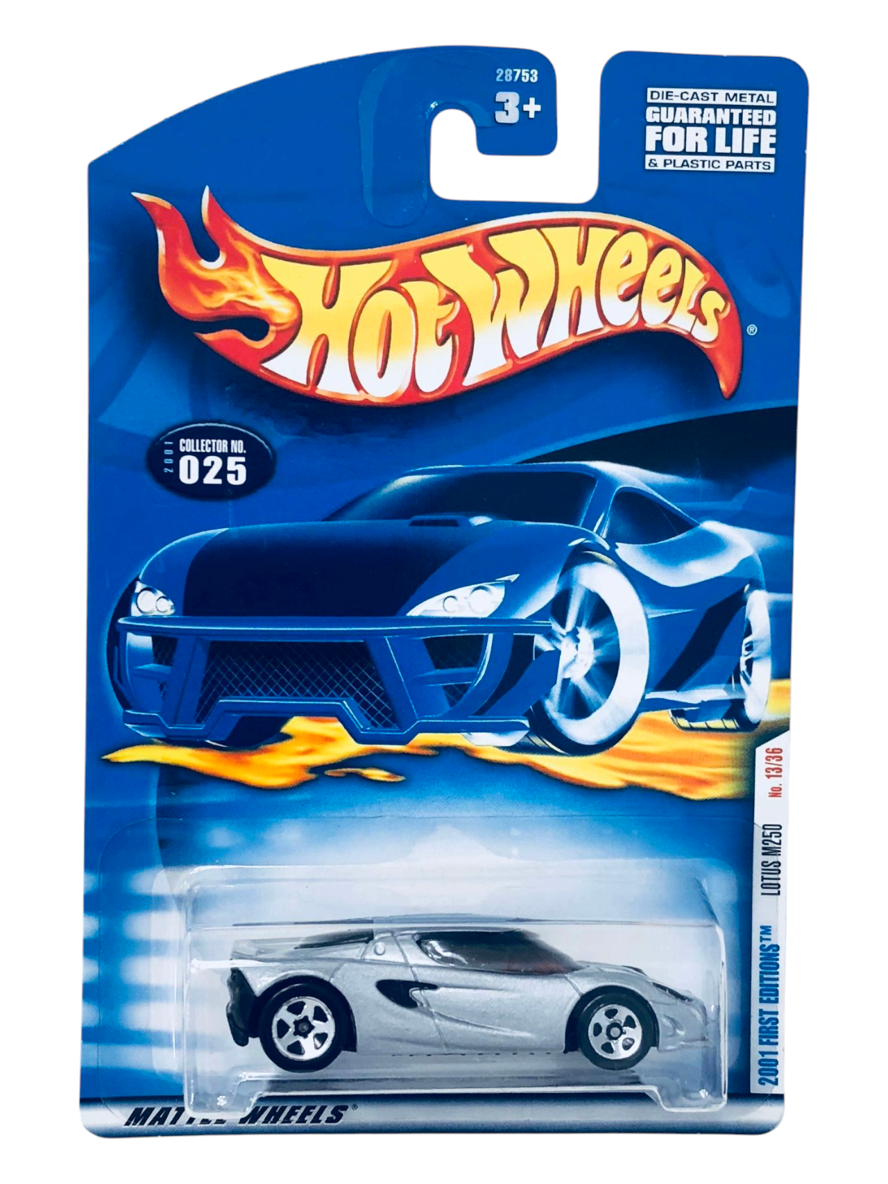 HotWheels 2001 First Editions Lotus M250 Imported Mainline 1:64 Scale