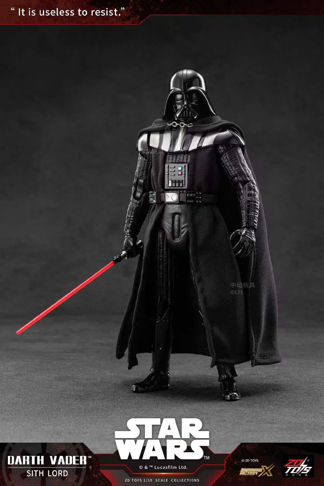 ZD TOYS Star Wars Darth Vader Sith Lord Action Figure Collectible/ Accessories Including