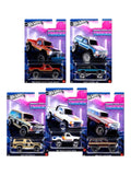 Hotwheels Tubular Trucks Set of 5 Imported Mainline Card Art 1:64 Scale