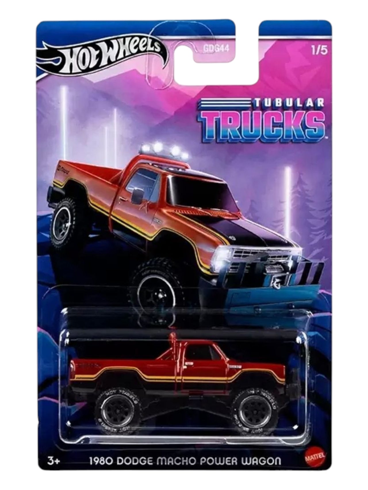 Hotwheels Tubular Trucks Set of 5 Imported Mainline Card Art 1:64 Scale