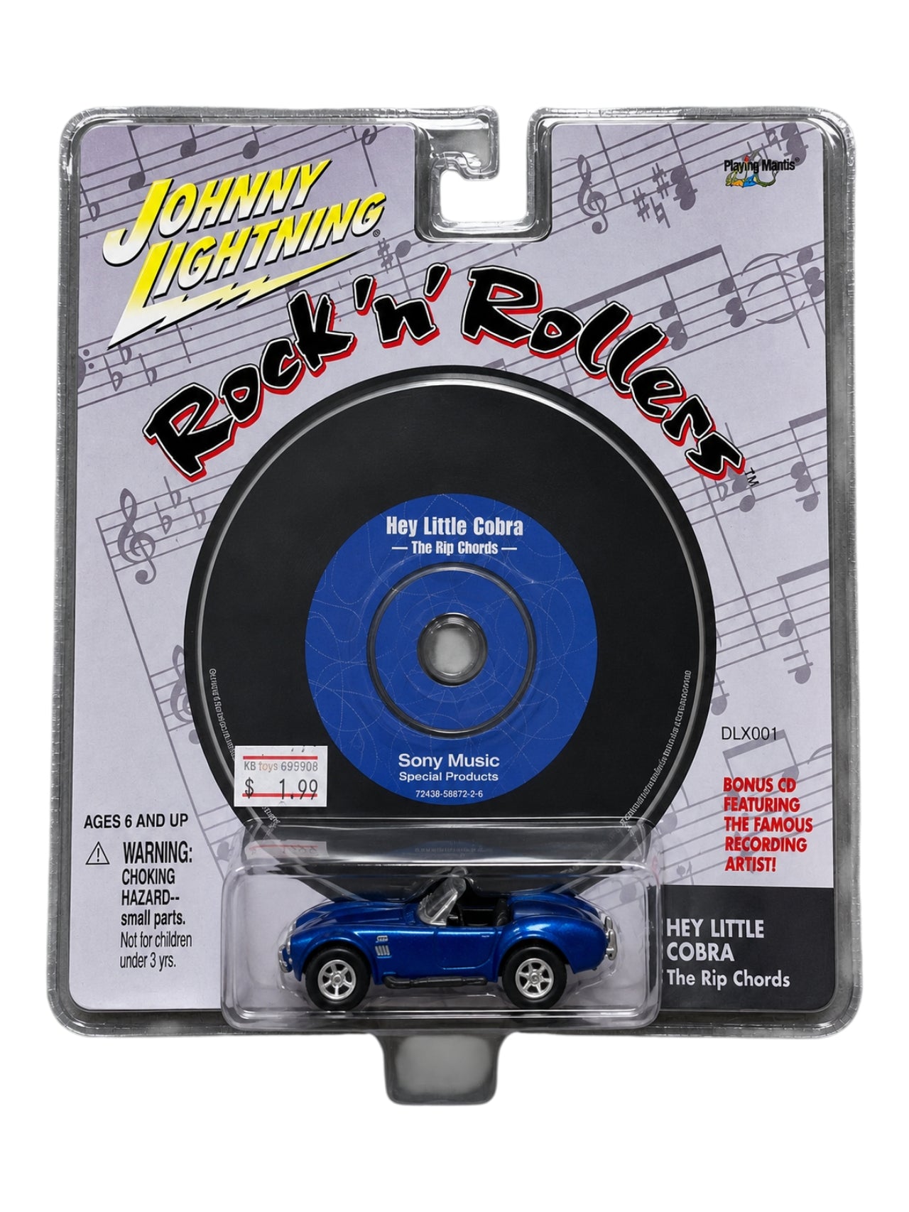 Johnny Lightning Rock n Rollers 'Hey Little Cobra ( The Rip Chords ) 1:64 Scale