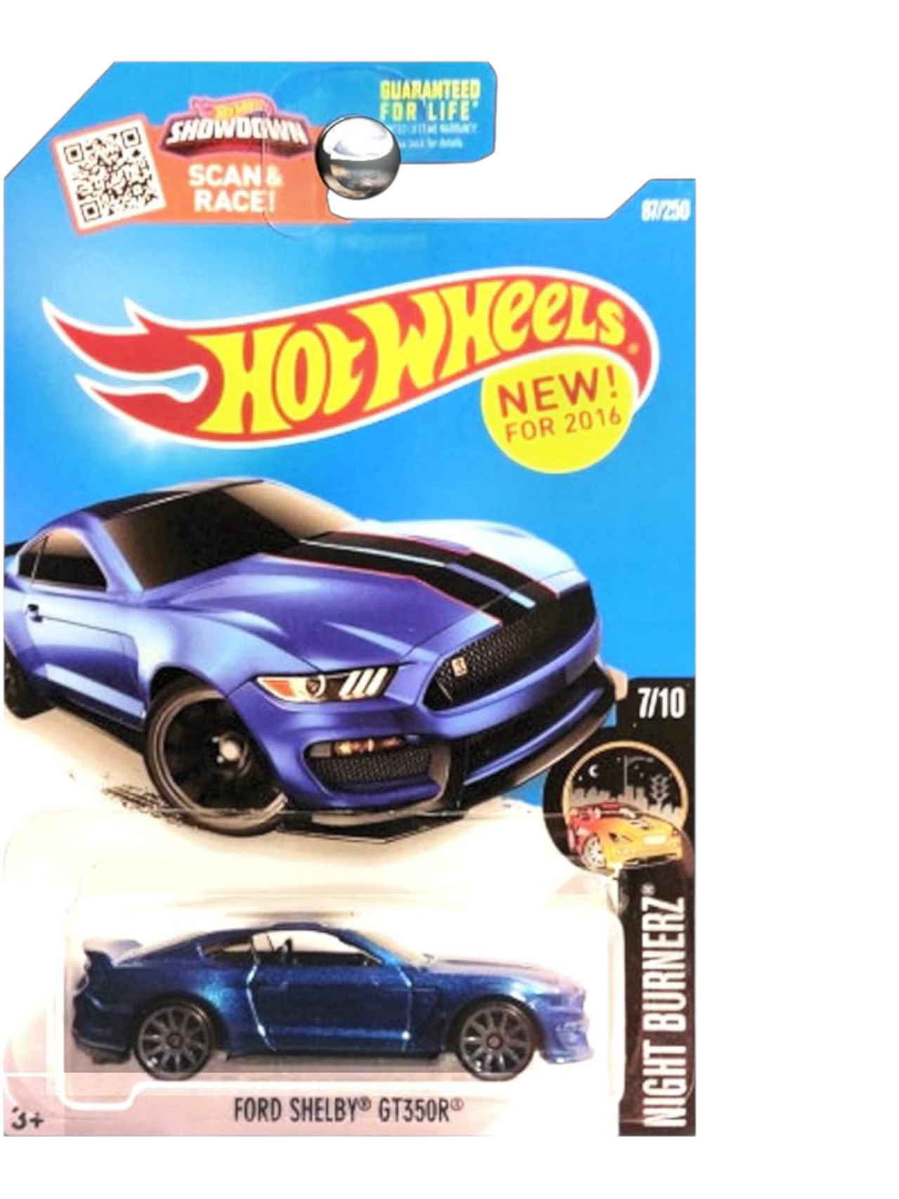 HotWheels Ford Shelby GT350R Imported Mainline 1:64 Scale