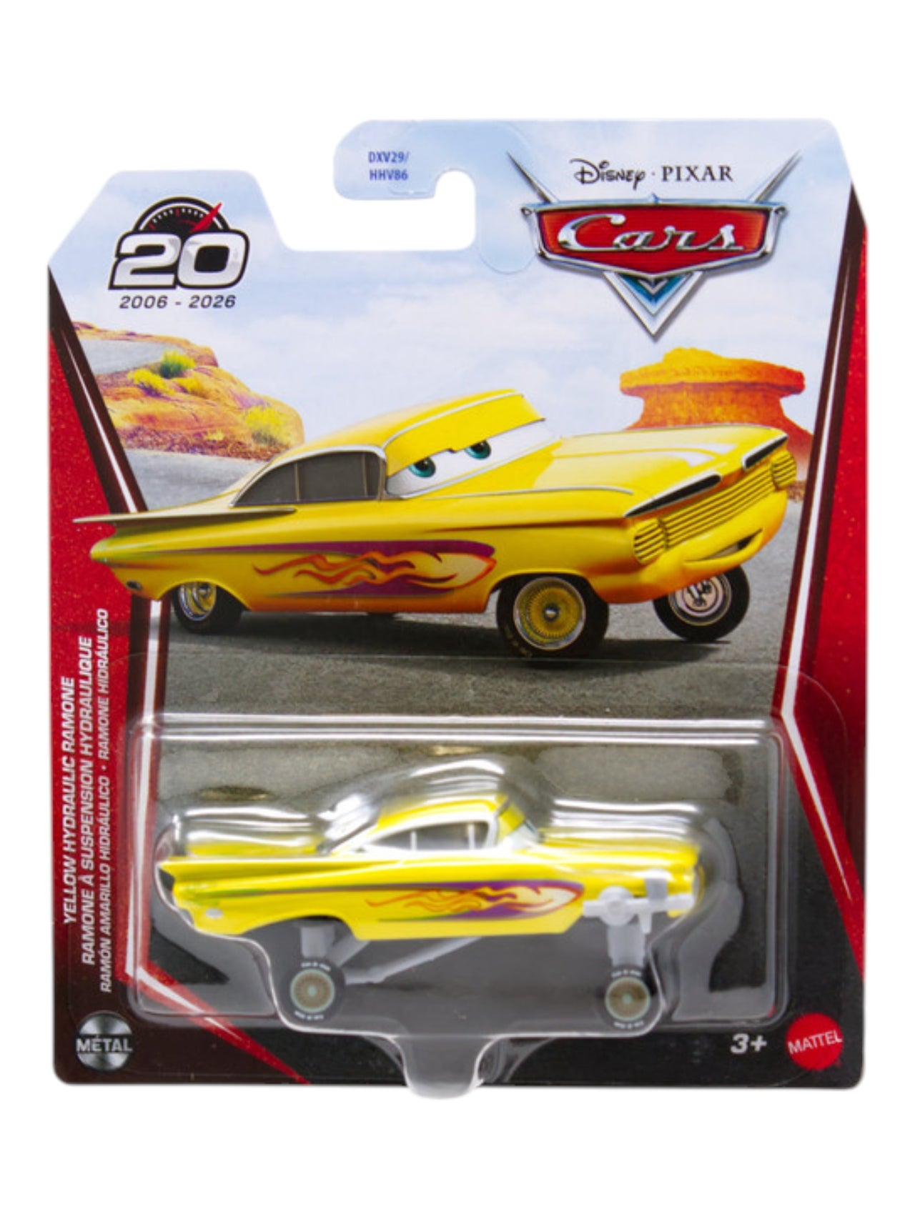 Disney Pixar Cars Yellow Hydraulic Ramone | Premium Metal Diecast Collectible