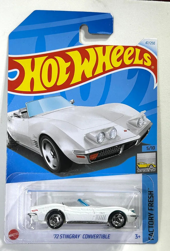 Hot Wheels '72 stingray convertible imported mainline 1:64 Scale