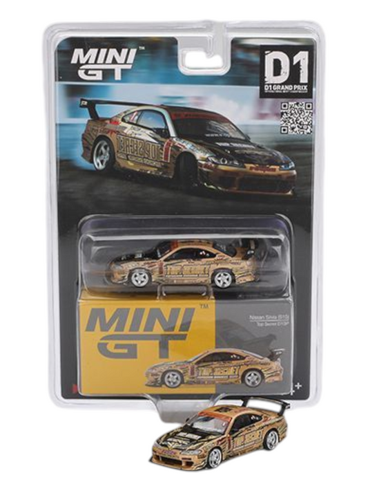 Mini GT Nissan Silvia S15 (Top Secret D1GP) 1:64 Scale