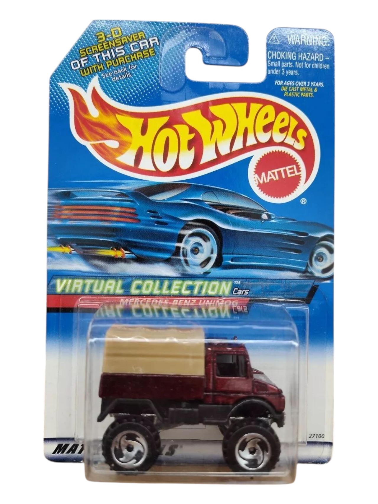 HotWheels Mercedes -Benz Unimog Imported Mainline 1:64 Scale