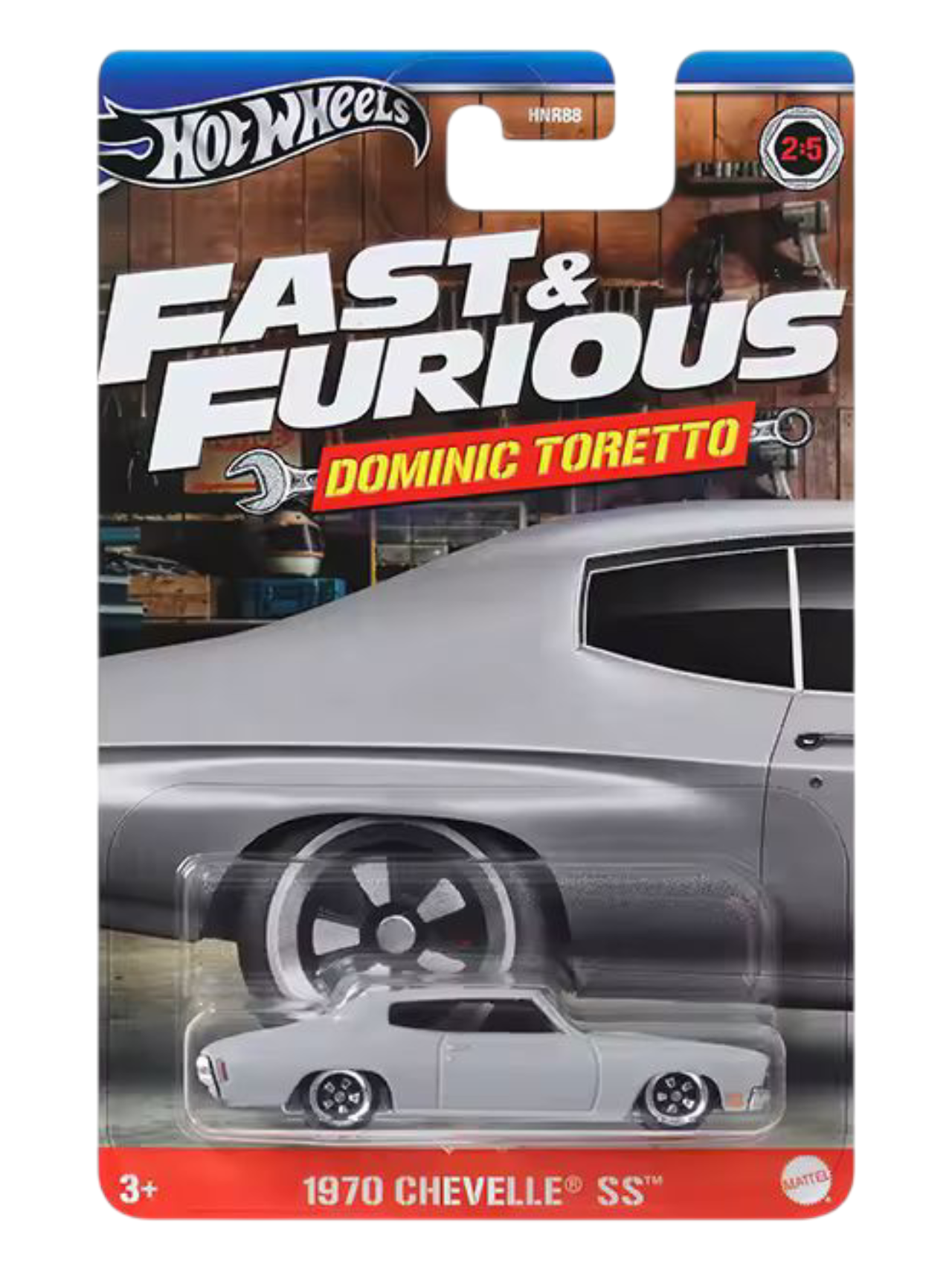HotWheels Fast and Furious Dominic Toretto 1970 Chevelle SS Imported Mainline Card Art 1:64 Scale