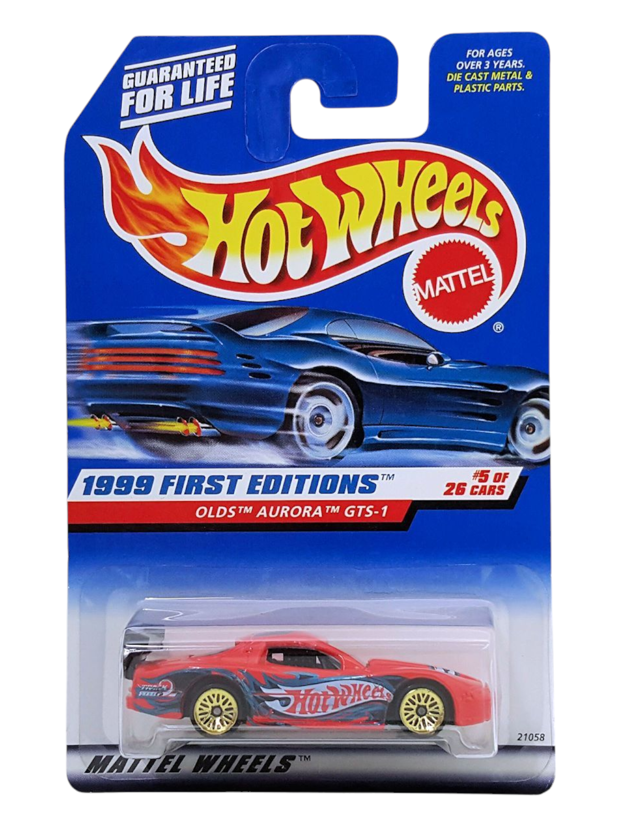 HotWheels 1999 First Editions Olds Aurora GTS-1 Imported Mainline 1:64 Scale