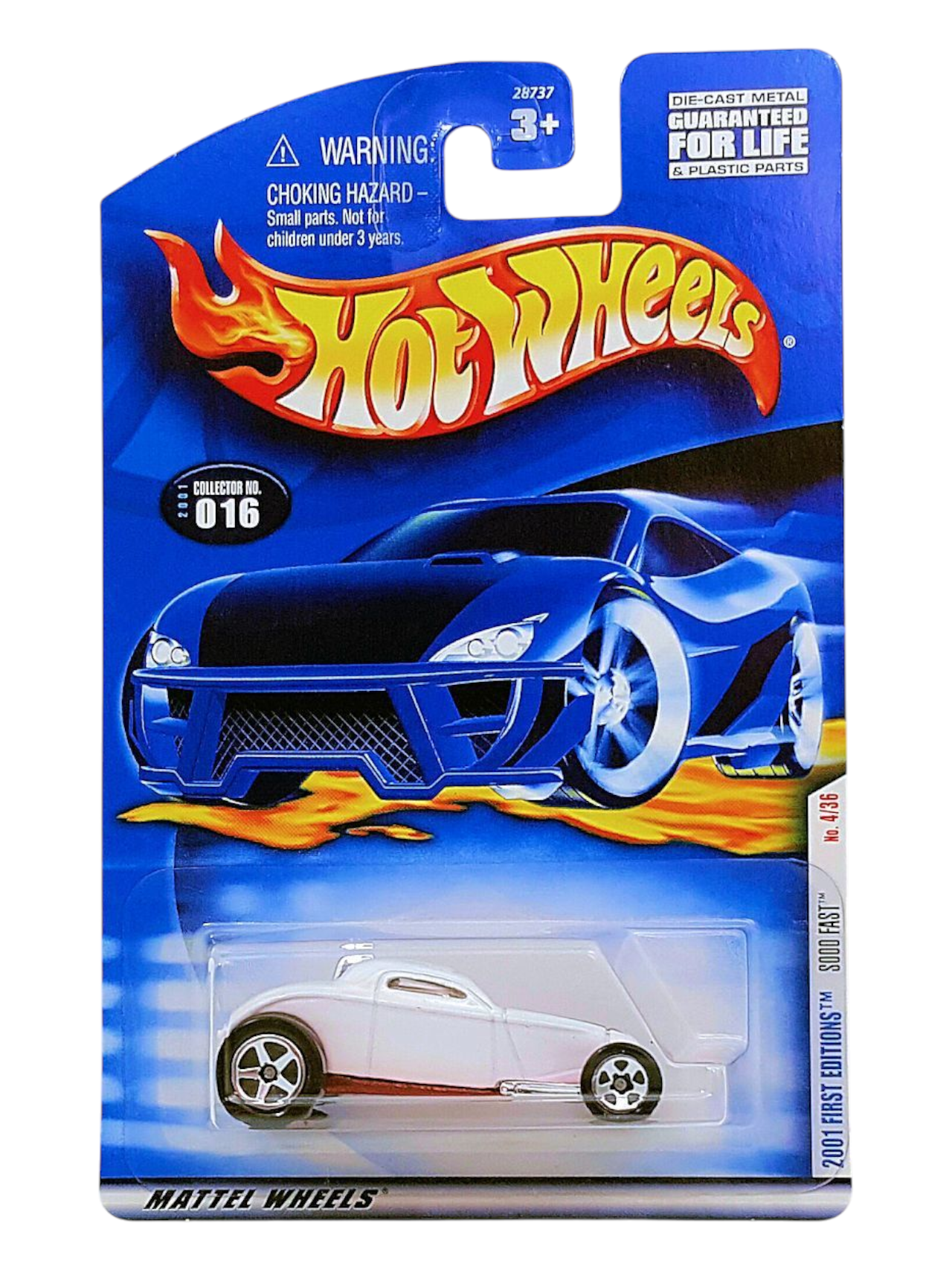 HotWheels 2001 First Editions Soo Fast Collector No-016 Imported Mainline 1:64 Scale