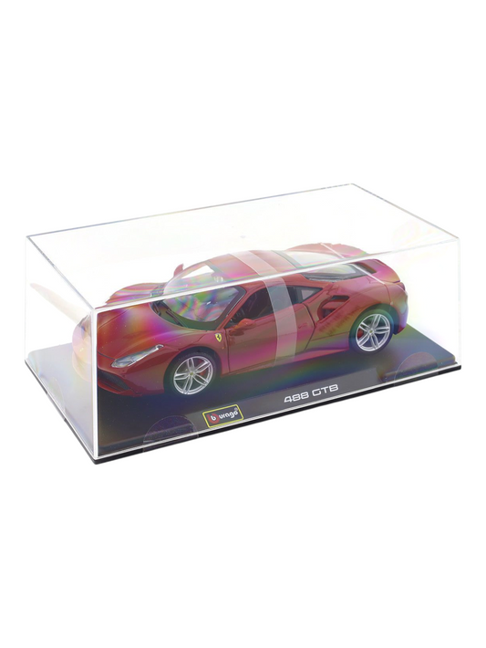 Bburago Ferrari 488 GTB Diecast 1:24 Scale (With Acrylic Case)