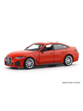 BMW i4 M50 Red 1:32 MSZ licensed pullback diecast Scale Model car