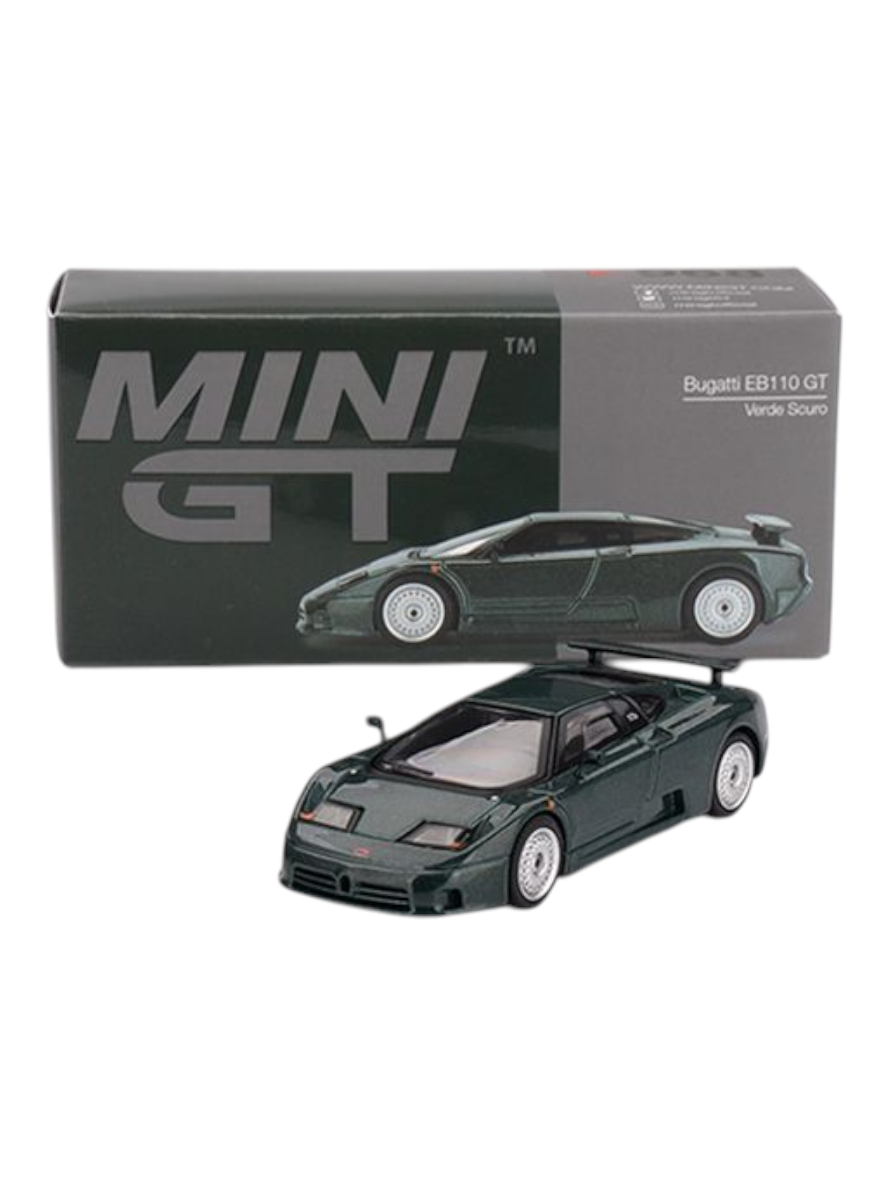 Mini GT Bugatti EB110 GT (Verde Scuro) 1:64 Scale