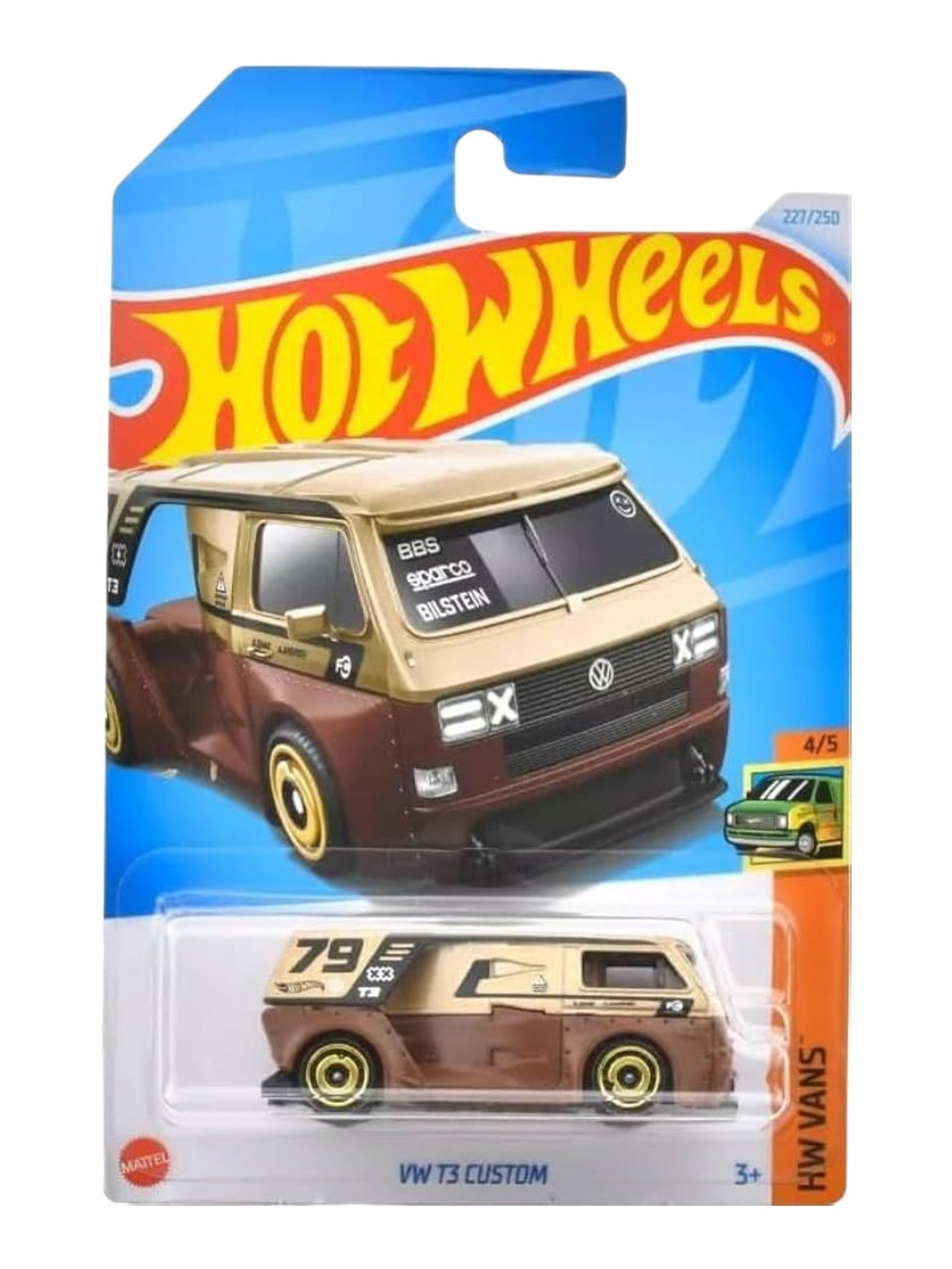 Hotwheels "VW T3 Custom" Imported Mainline 1:64 Scale