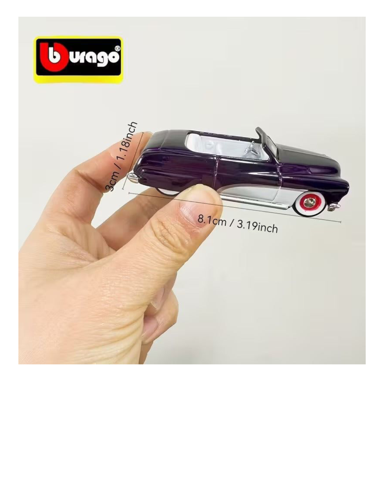 Bburago Vintage Cars 1950 Mercury 1:64 Scale