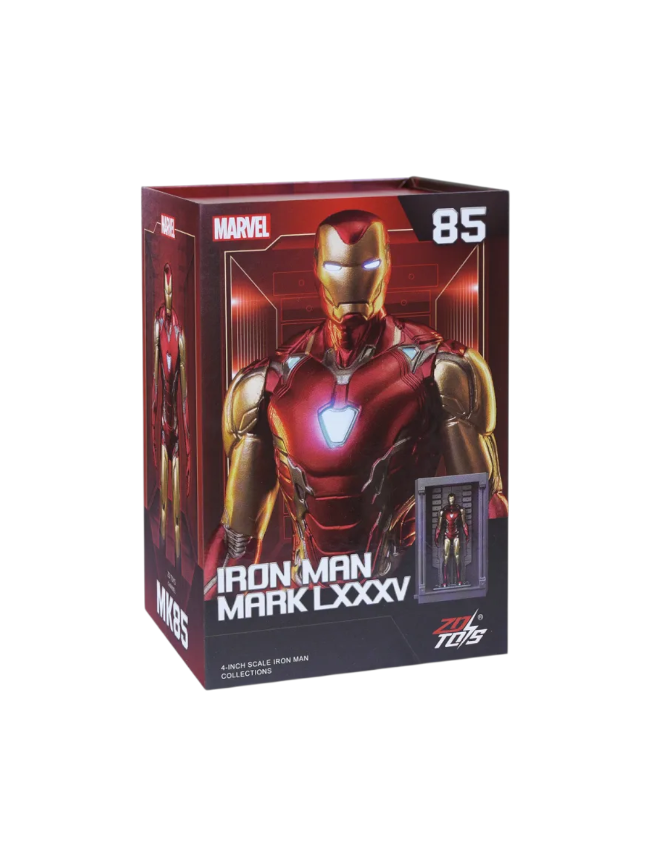 Marvel Iron Man Mark Lxxxv No 85 ZD TOY 4-Inch Scale Collections